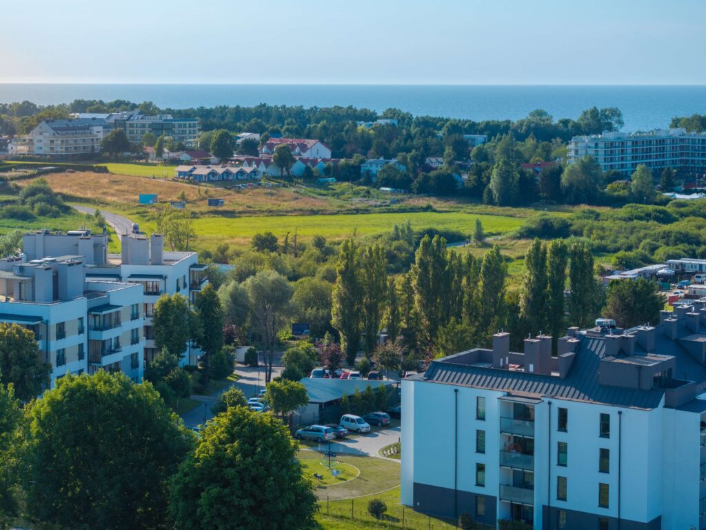sunset ustronie morskie inwestycja nad bałtykiem -nowe mieszkania na sprzedaż 
